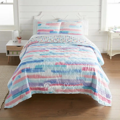 Smoothie 3Pc Quilted Bedding Set By Your Lifestyle