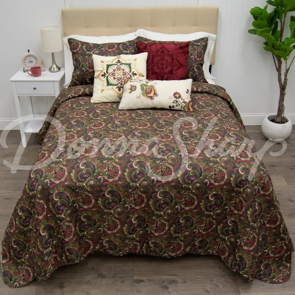 Spice Postage Stamp Bedding