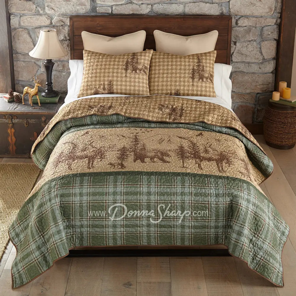 Donna Sharp Spruce Trail Quilted Bedding Set