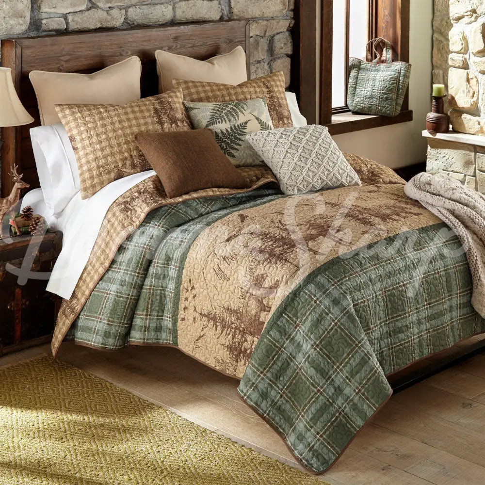 Spruce Trail Lightweight Quilted Bedding Set From Your Lifestyle By Donna Sharp