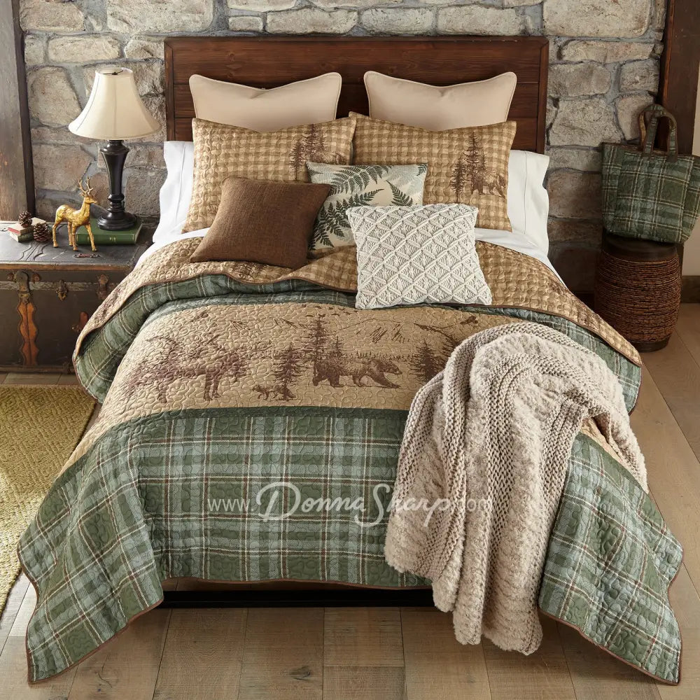 Spruce Trail Lightweight Quilted Bedding Set From Your Lifestyle By Donna Sharp