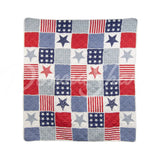 Star & Stripe 3Pc Cotton Quilt Set From Your Lifestyle By Donna Sharp Bedding