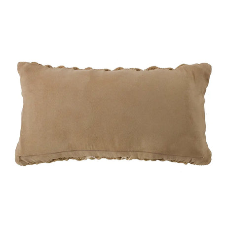 Tan Crochet Pillow by Donna Sharp Bedding