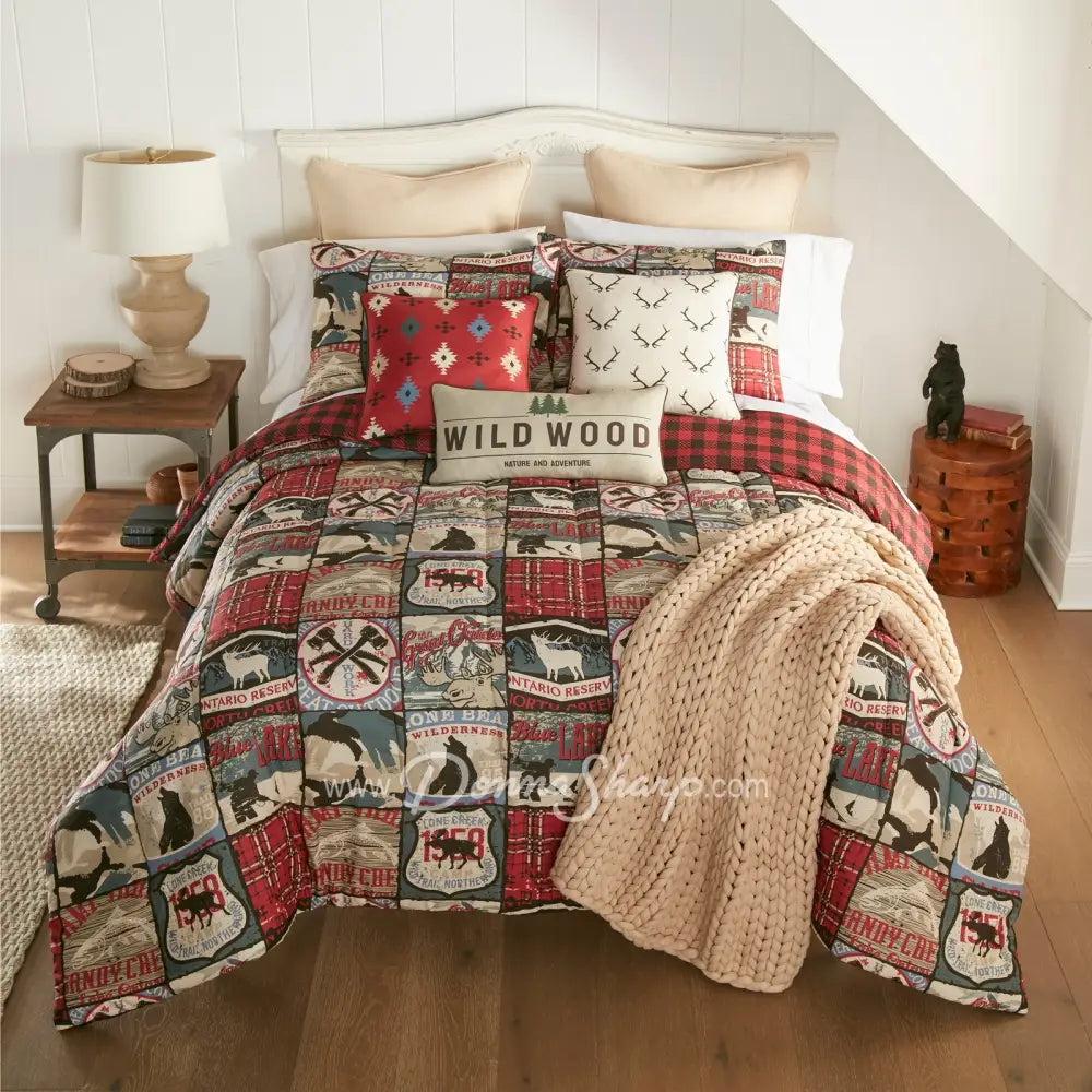 The Great Outdoors 3Pc Comforter Bedding Set From Donna Sharp