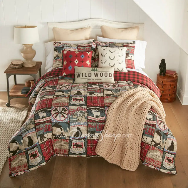 The Great Outdoors 3Pc Comforter Bedding Set From Donna Sharp