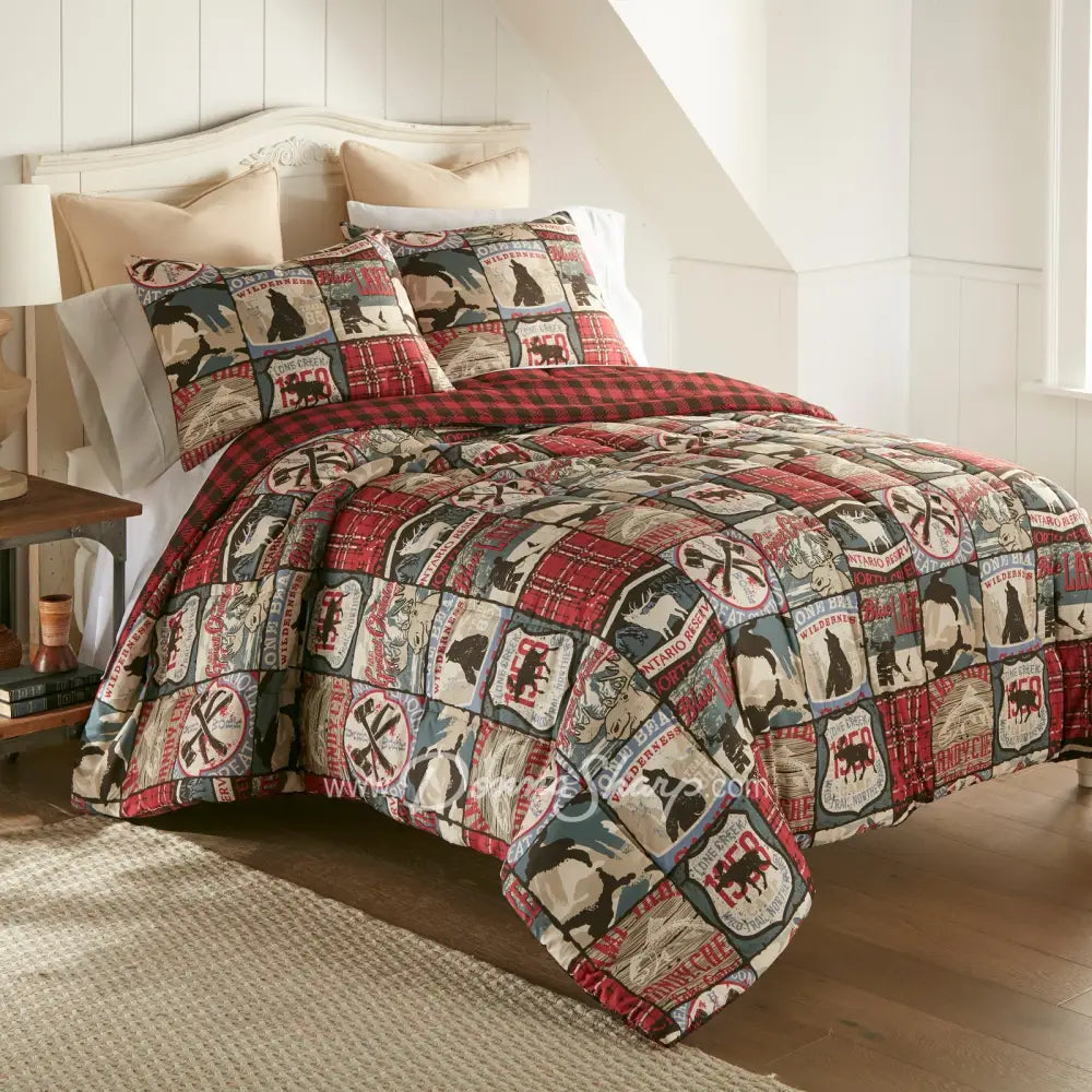The Great Outdoors 3Pc Comforter Bedding Set From Donna Sharp