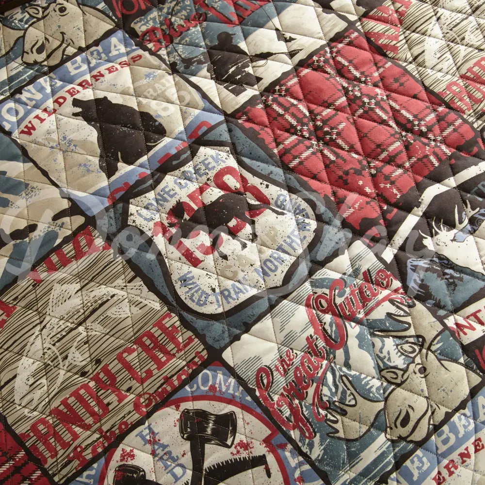 The Great Outdoors Quilted Bedding Set From Your Lifestyle