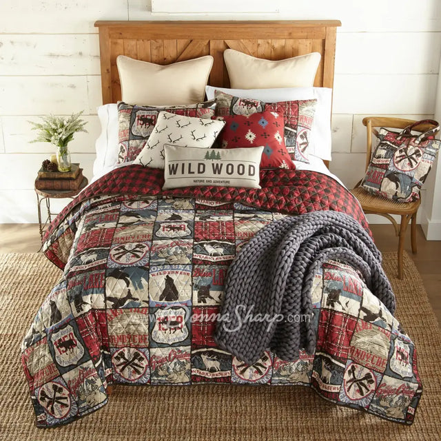 The Great Outdoors Quilted Bedding Set From Your Lifestyle