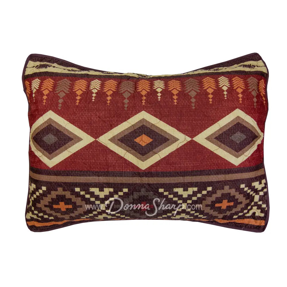 Western Tapestry 3Pc Quilted Bedding Set By Donna Sharp New