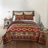 Western Tapestry 3Pc Quilted Bedding Set By Donna Sharp New