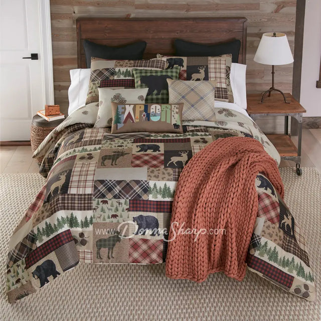 Wilderness Pine 3Pc Comforter Bedding Set From Your Lifestyle By Donna Sharp Bear - Pillow