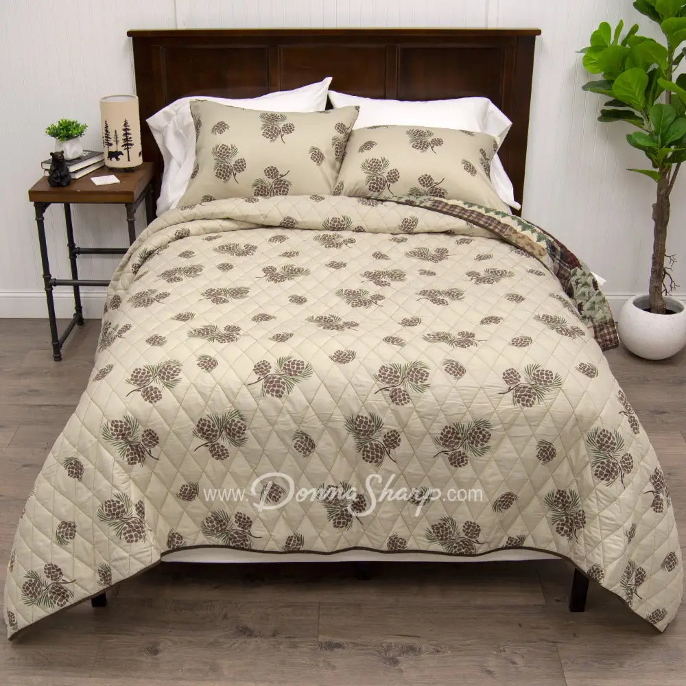 Wilderness Pine Quilted Bedding Set From Your Lifestyle By Donna Sharp