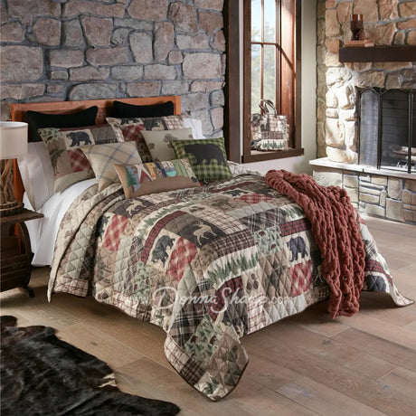 Wilderness Pine Quilted Bedding Set From Your Lifestyle By Donna Sharp