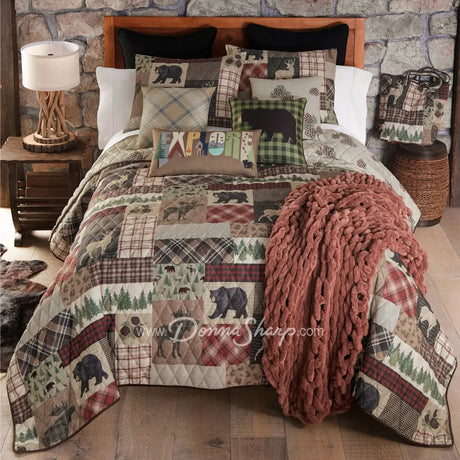 Wilderness Pine Quilted Bedding Set From Your Lifestyle By Donna Sharp