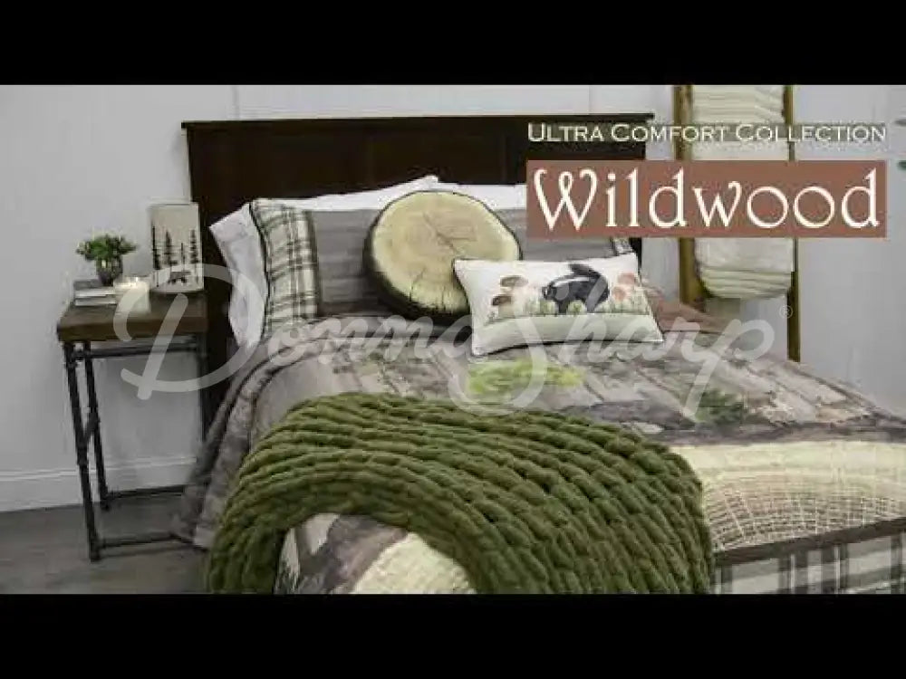 Wildwood 3Pc Quilted Bedding Set From Donna Sharp