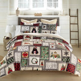 Winter Cottage 3PC Comforter Set from Your Lifestyle Full/Queen Bedding
