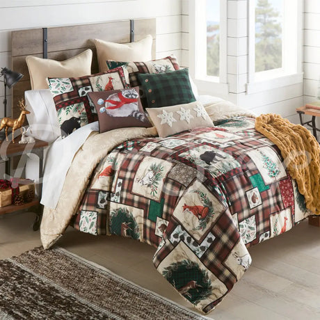 Woodland Holiday 3Pc Comforter Bedding Set From Your Lifestyle By Donna Sharp