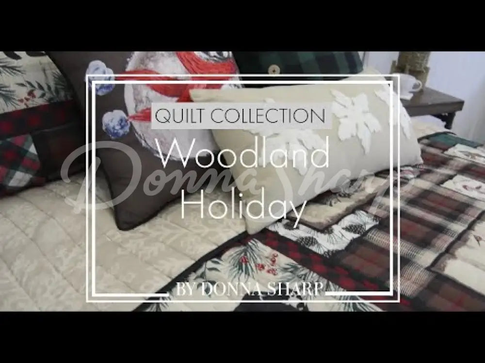 Woodland Holiday Lightweight Quilted Bedding Set From Your Lifestyle By Donna Sharp