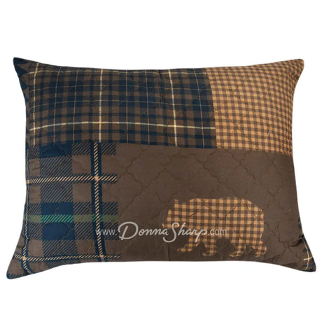 Your Lifestyle Brown Bear Cabin Quilted Bedding Set