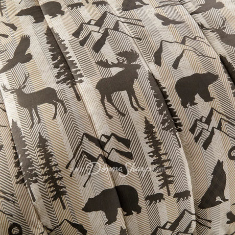 Your Lifestyle Forest Weave 3Pc Comforter Bedding Set