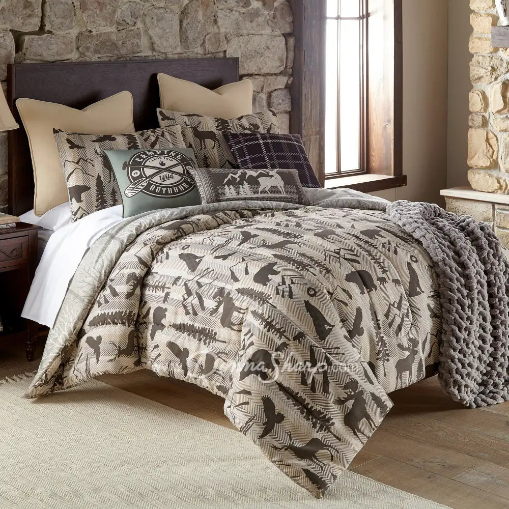 Your Lifestyle Forest Weave 3Pc Comforter Bedding Set
