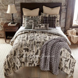 Your Lifestyle Forest Weave 3Pc Comforter Bedding Set Deer - Pillow