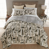 Your Lifestyle By Donna Sharp Forest Weave Quilted Bedding Set King Quilt + 2 Shams