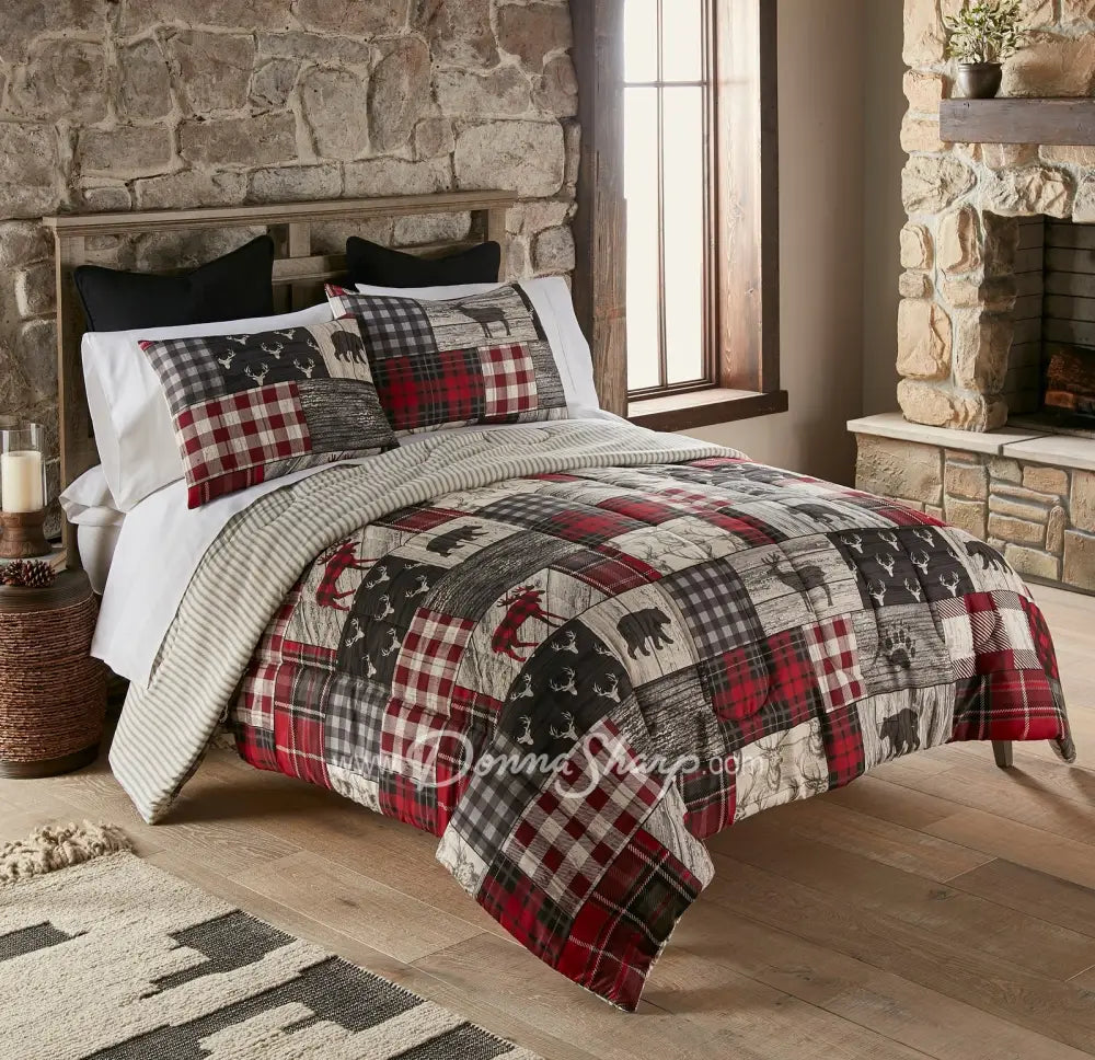Donna Sharp Timber 3Pc Bedding Comforter Set