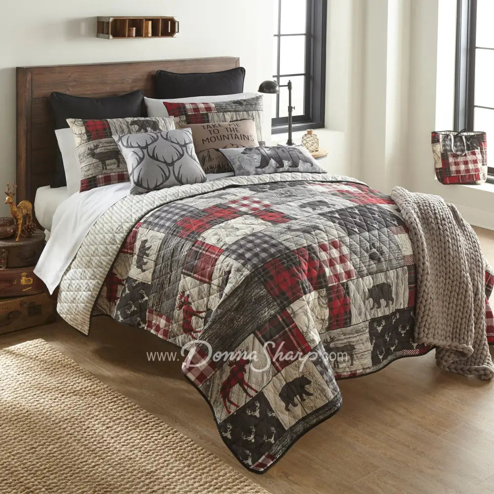 Your Lifestyle By Donna Sharp Timber Quilted Bedding Collection