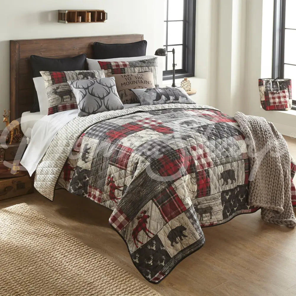 Your Lifestyle By Donna Sharp Timber Quilted Bedding Collection