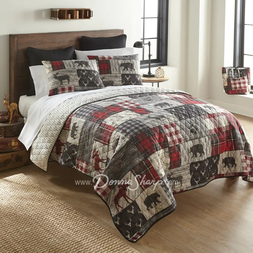 Your Lifestyle By Donna Sharp Timber Quilted Bedding Collection