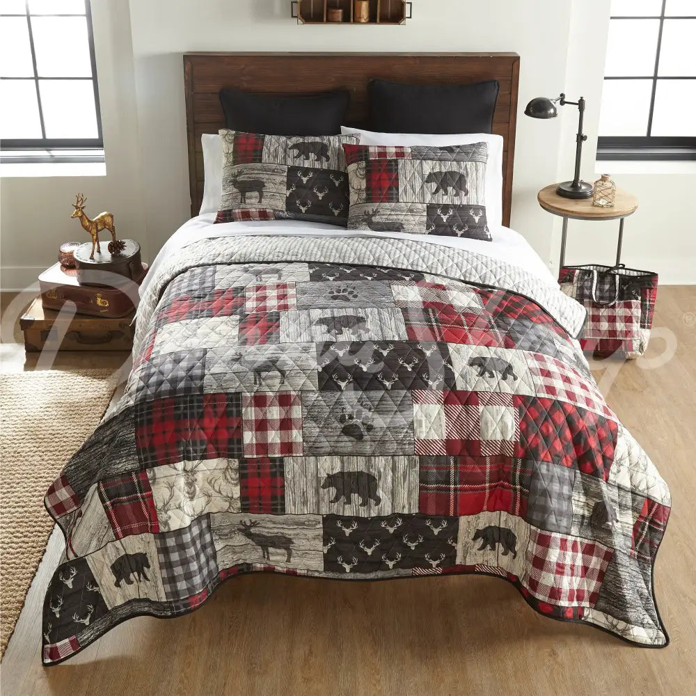 Your Lifestyle By Donna Sharp Timber Quilted Bedding Collection