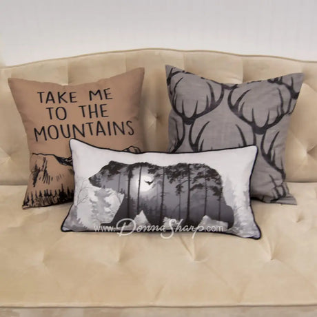 Your Lifestyle by Donna Sharp Timber Quilted Bedding Collection Decor Pillow Set Bedding