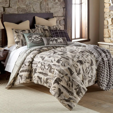 Your Lifestyle Forest Weave 3Pc Comforter Bedding Set