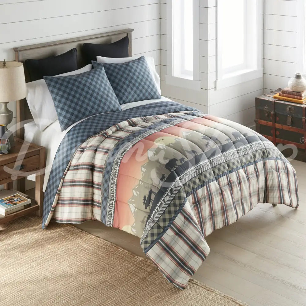 Your Lifestyle Morning Path 3Pc Comforter Set New